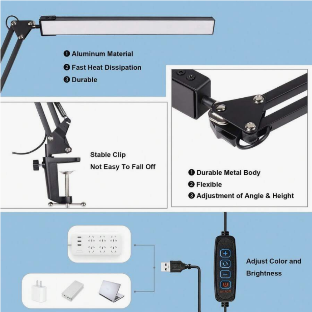LED Desk Lamp For Home,Reading - Home Office Lamp review and price