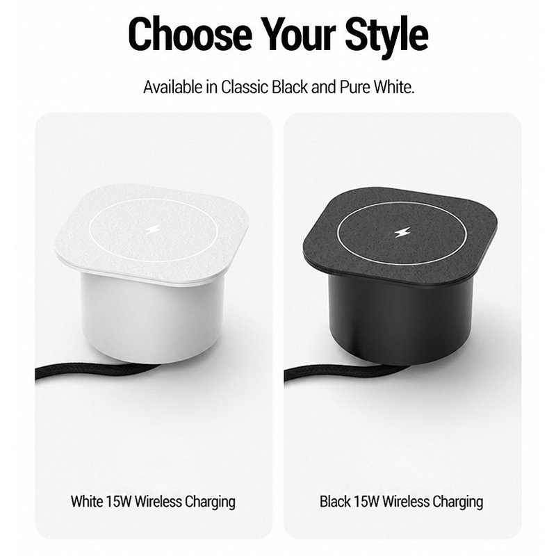 15W Built-in Wireless Charger  - Home Office Of Uk review and price