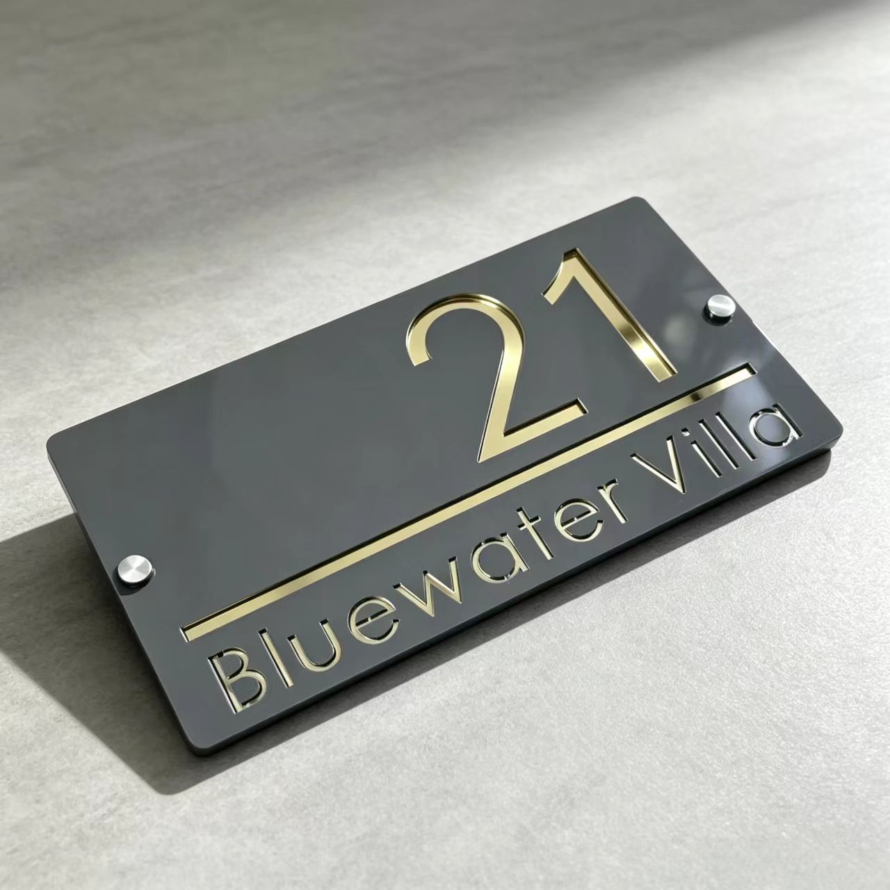 Custom Acrylic Laser-Cut Signs - Home Office Number review and price