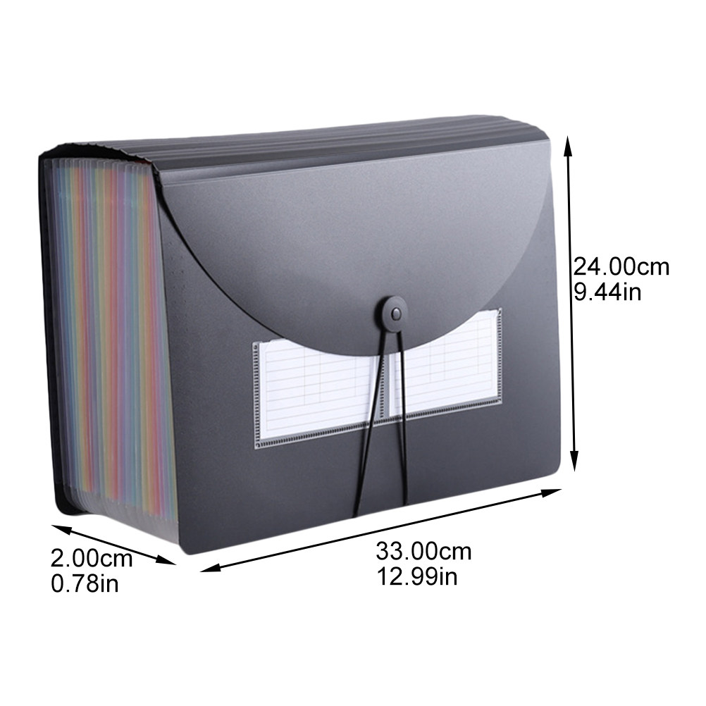 Stylish Rainbow Accordion File - Home Office Travel Document review and price