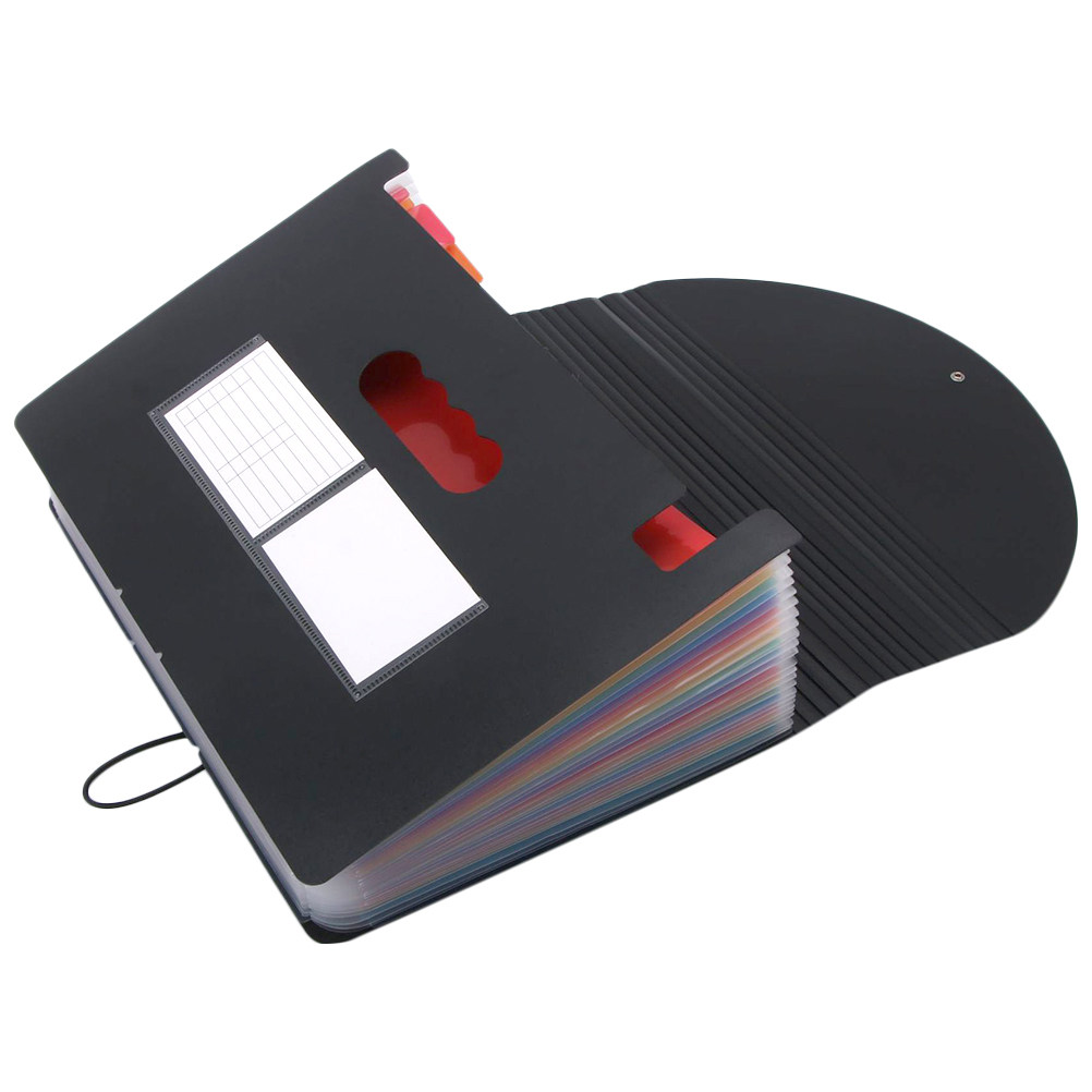 Stylish Rainbow Accordion File - Home Office Travel Document review and price