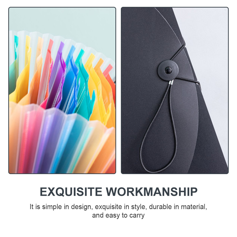 Stylish Rainbow Accordion File - Home Office Travel Document review and price