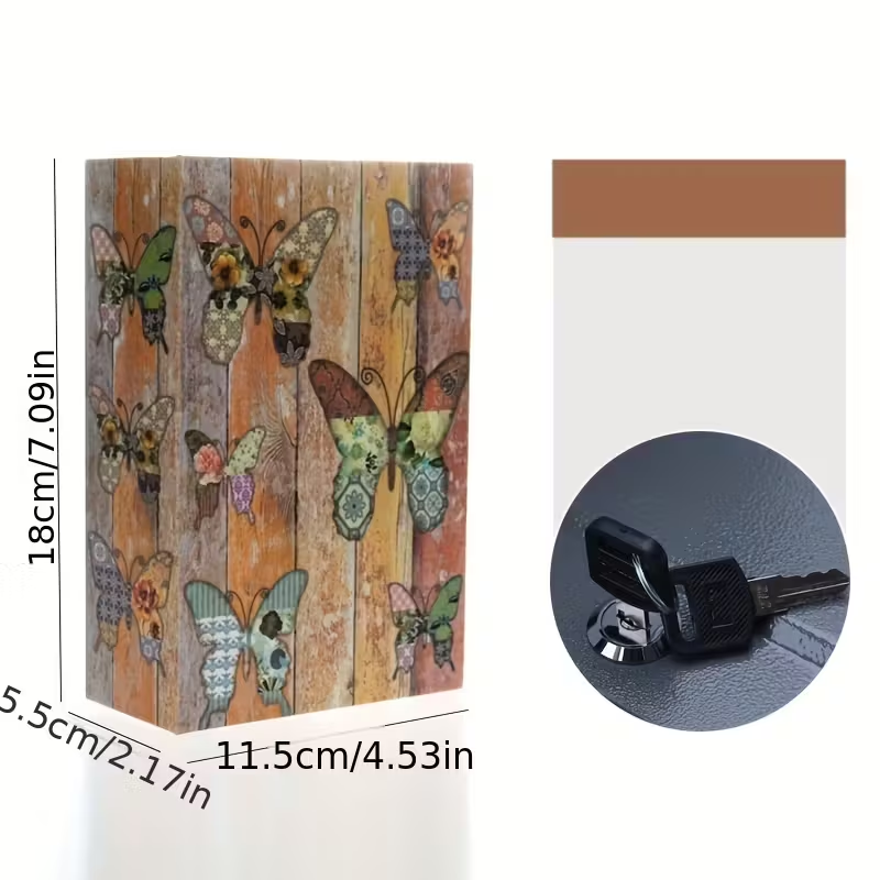 1 Piece, Book Safe with Key Lo - Home Office For Passport review and price