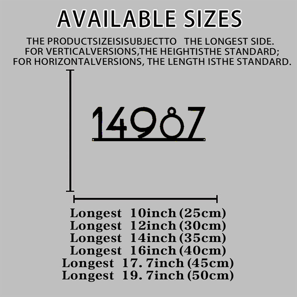 Personalized Handcrafted Metal - Home Office Number review and price
