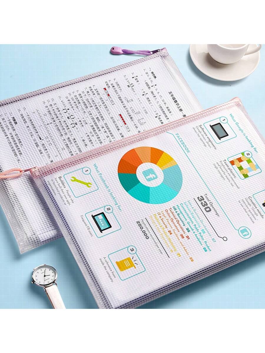 Macaron Colored Waterproof A4  - Home Office Travel Document review and price