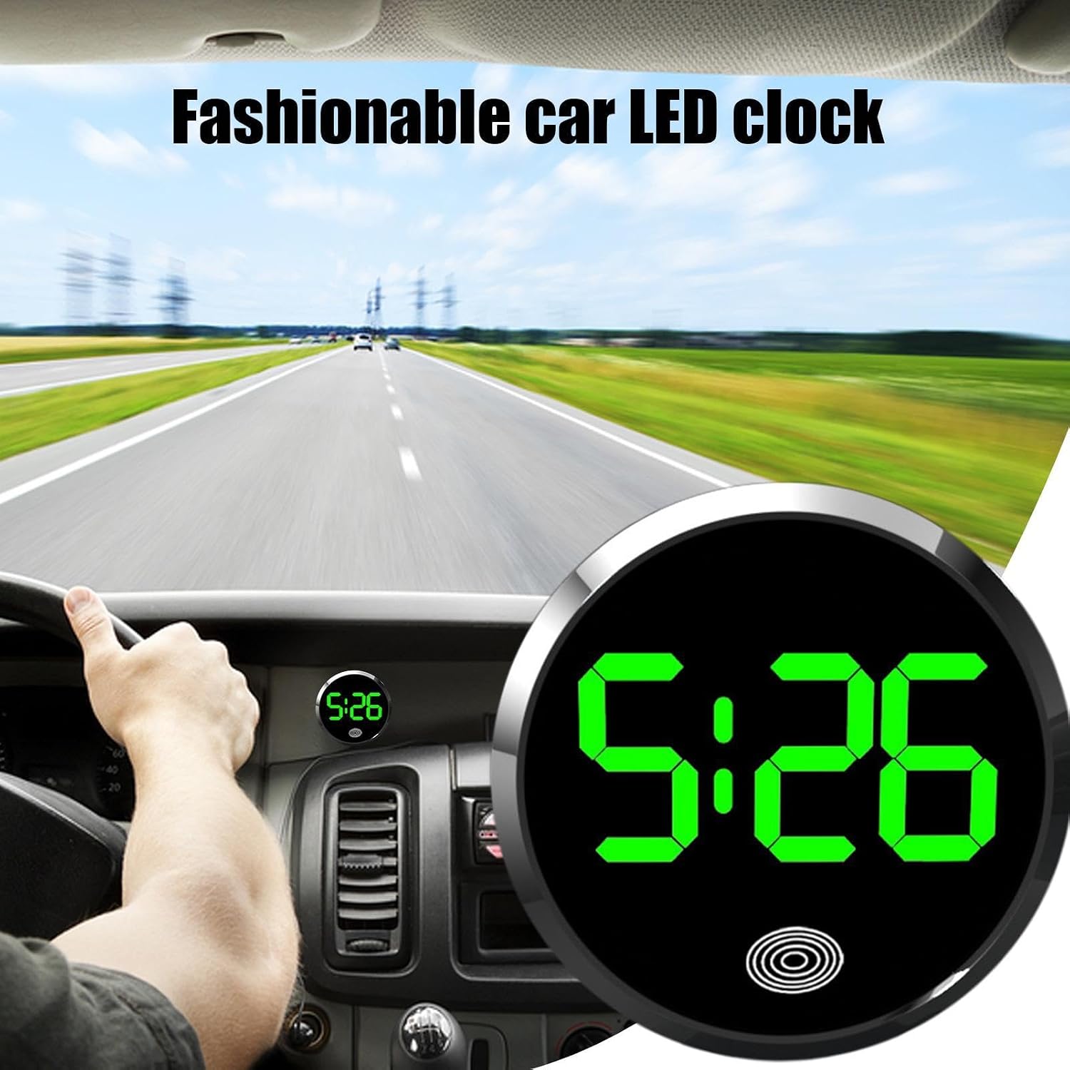 Universal Car Dashboard Digita - Led Desk Clock review and price